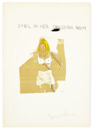 Sybil in her Dressing Room from “The Picture of Dorian Gray” by Jim Dine at Petersburg Press
