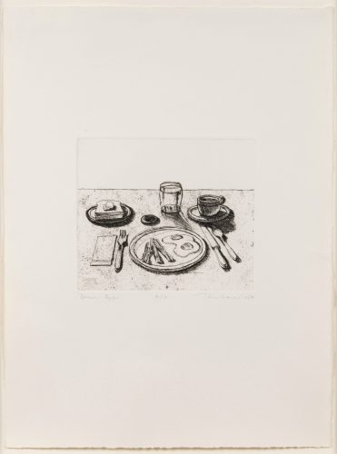 Bacon and Eggs, from Delights by Wayne Thiebaud