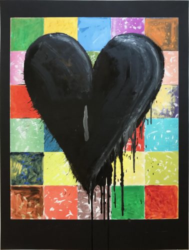 The Colorful Wall by Jim Dine