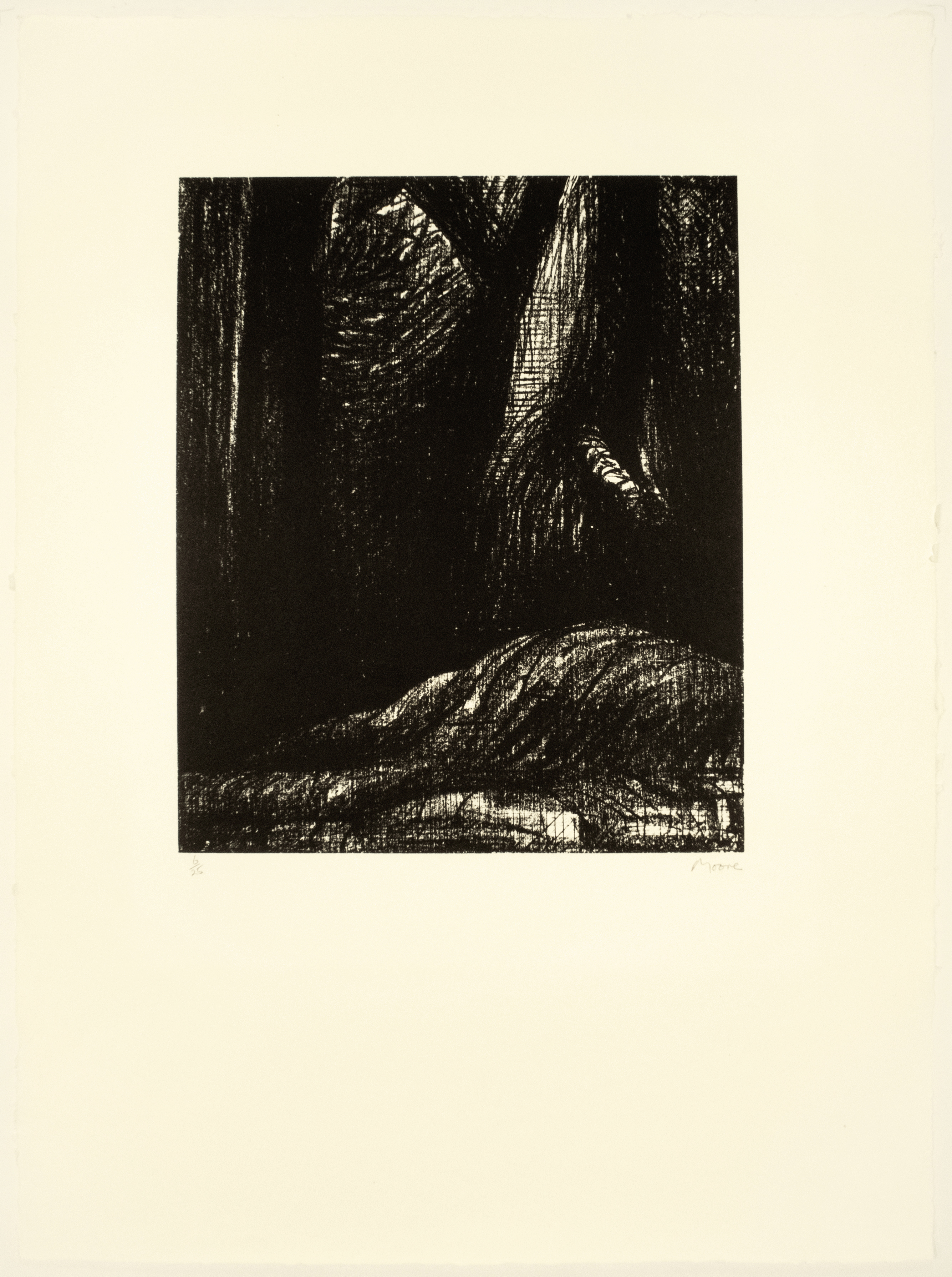 The Cavern by Henry Moore