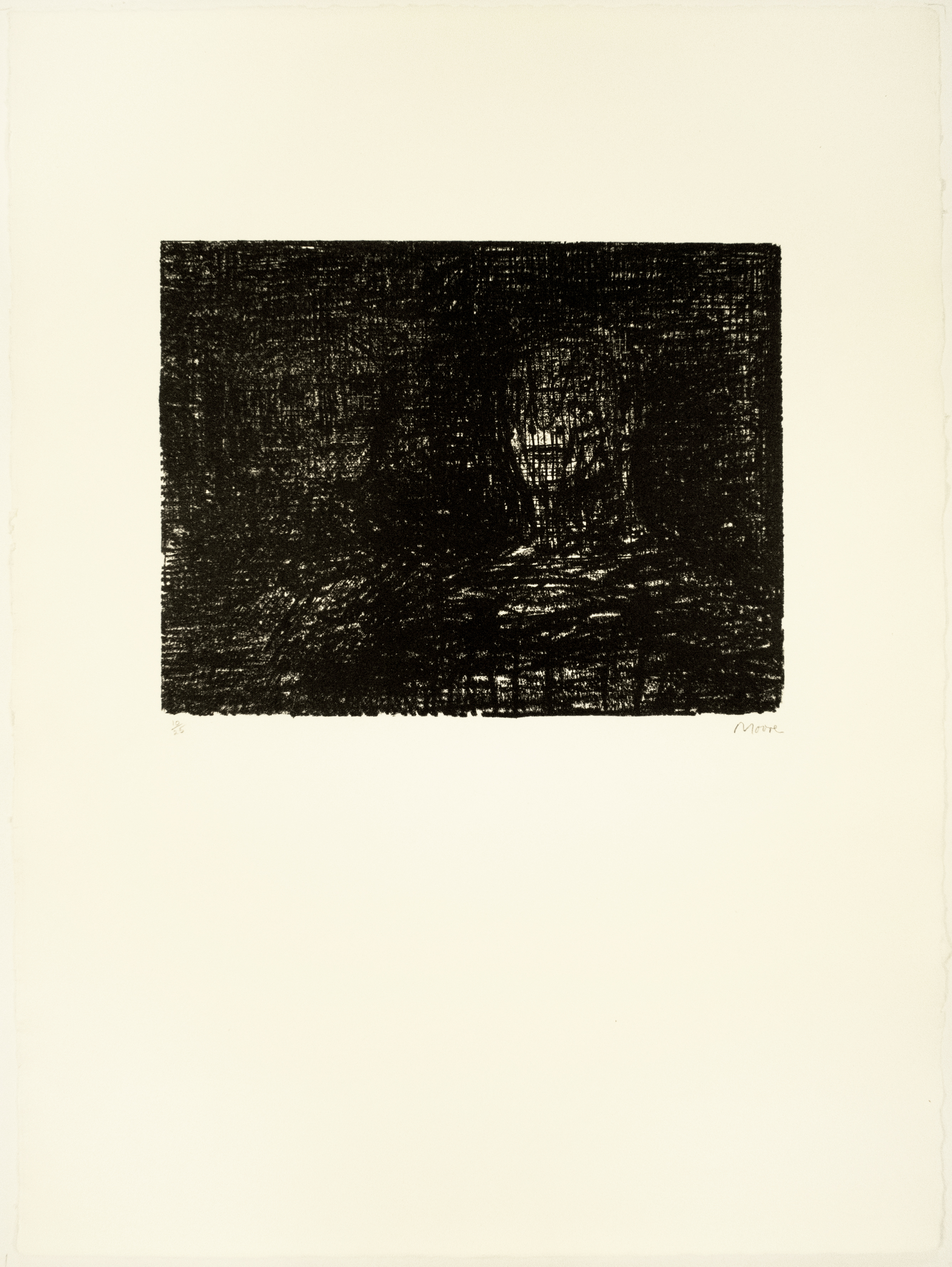 Thin-lipped Armourer I by Henry Moore