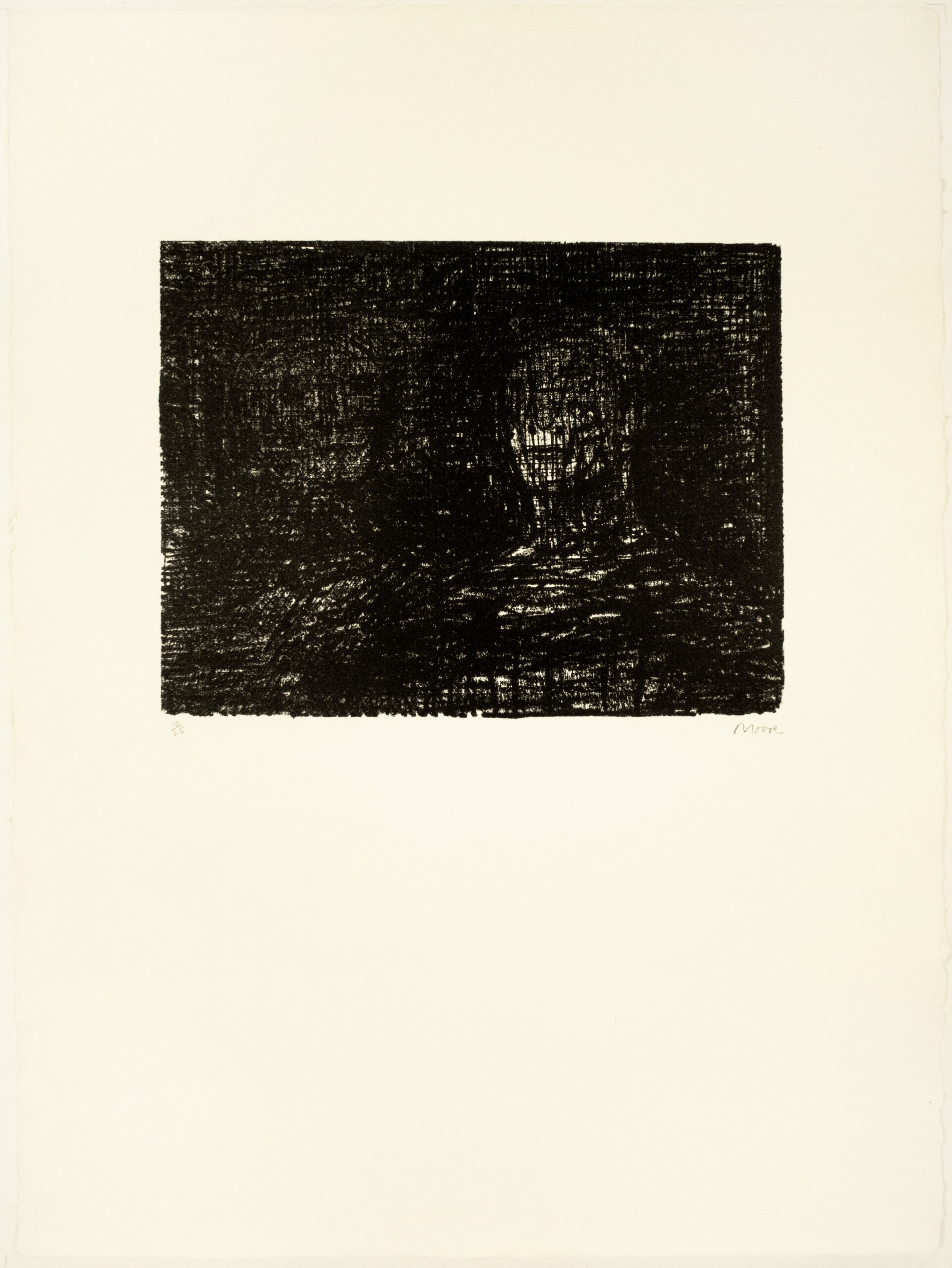 Thin-lipped Armourer I by Henry Moore