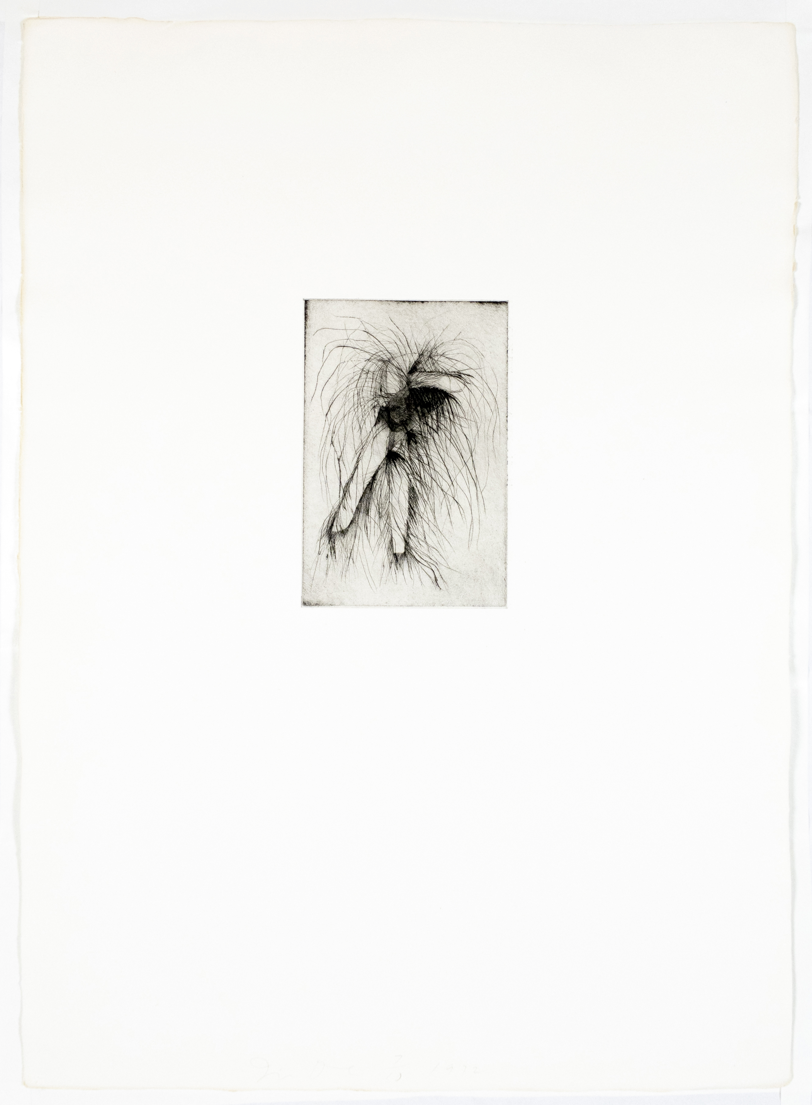 Tool Drypoint: Wrench by Jim Dine