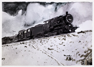 Train by Michele Zalopany at Petersburg Press
