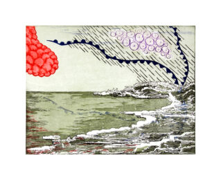 Turbulent Horizon by Judy Youngblood at Flatbed Press and Gallery