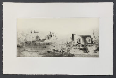 Two Houses-Day by Charles Ritchie at Center Street Studio