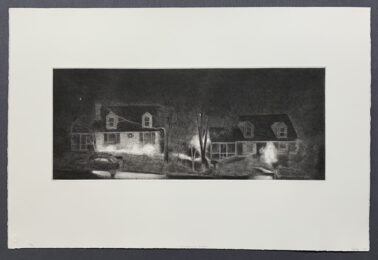 Two Houses – Night by Charles Ritchie at Center Street Studio