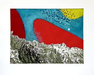 Unexpected Moon by Judy Youngblood at Flatbed Press and Gallery