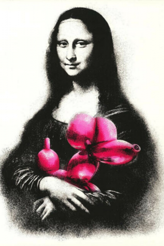 Rescue (Pink) by Mr. Brainwash