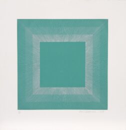 Winter Suite (Green with Silver) by Richard Anuszkiewicz at RoGallery