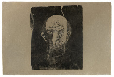Woodcut Self Portrait by Jim Dine at Petersburg Press