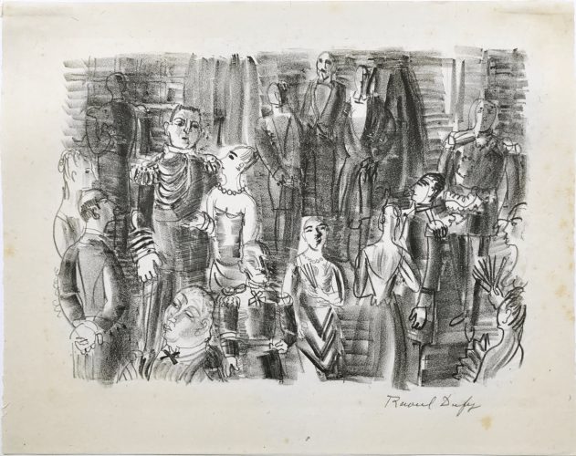 Le Bal chez L’Amiral by Raoul Dufy at