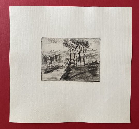 Paysage a Osny by Camille Pissarro