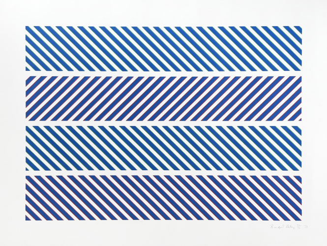 Untitled – Rothko Memorial Portfolio” by Bridget Riley