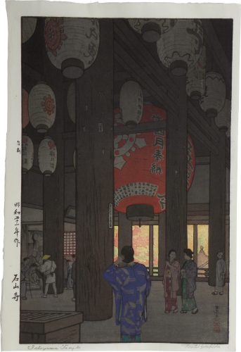 Ishiyama Temple by Toshi Yoshida at