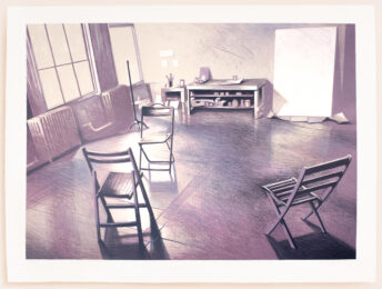 Alex Katz’ Studio by Lowell Nesbitt at Petersburg Press