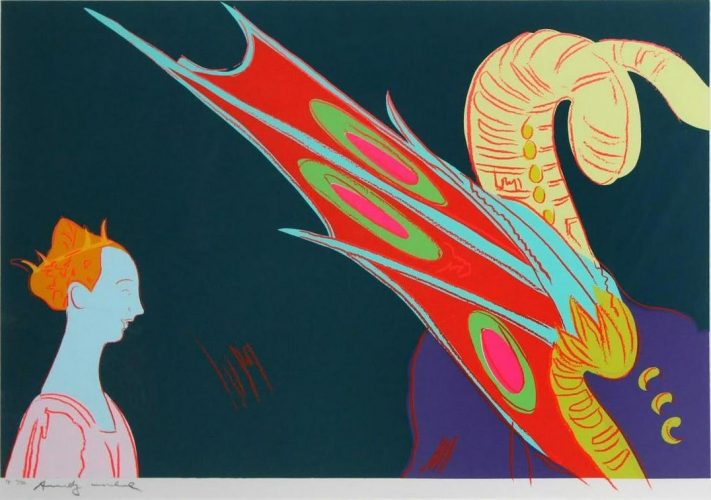 Paolo Uccello St. George and the Dragon by Andy Warhol