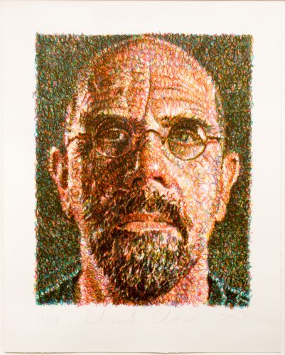 Self-Portrait by Chuck Close