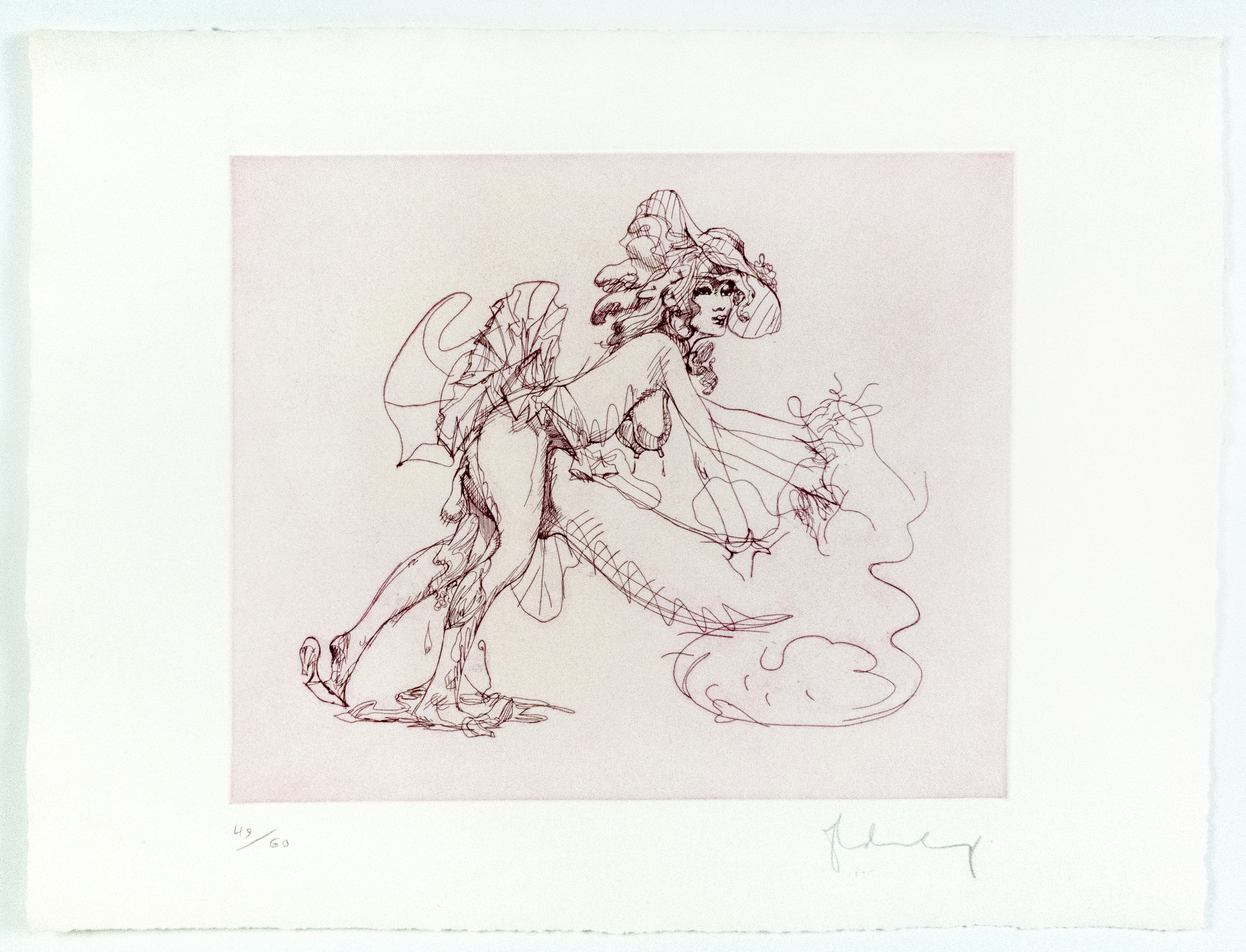 Figure in Skirt with Phallus by Claes Oldenburg