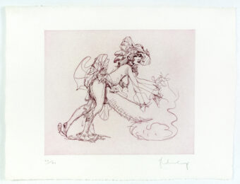 Figure in Skirt with Phallus by Claes Oldenburg at Petersburg Press