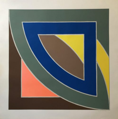 River of Ponds I (from the Newfoundland series) by Frank Stella