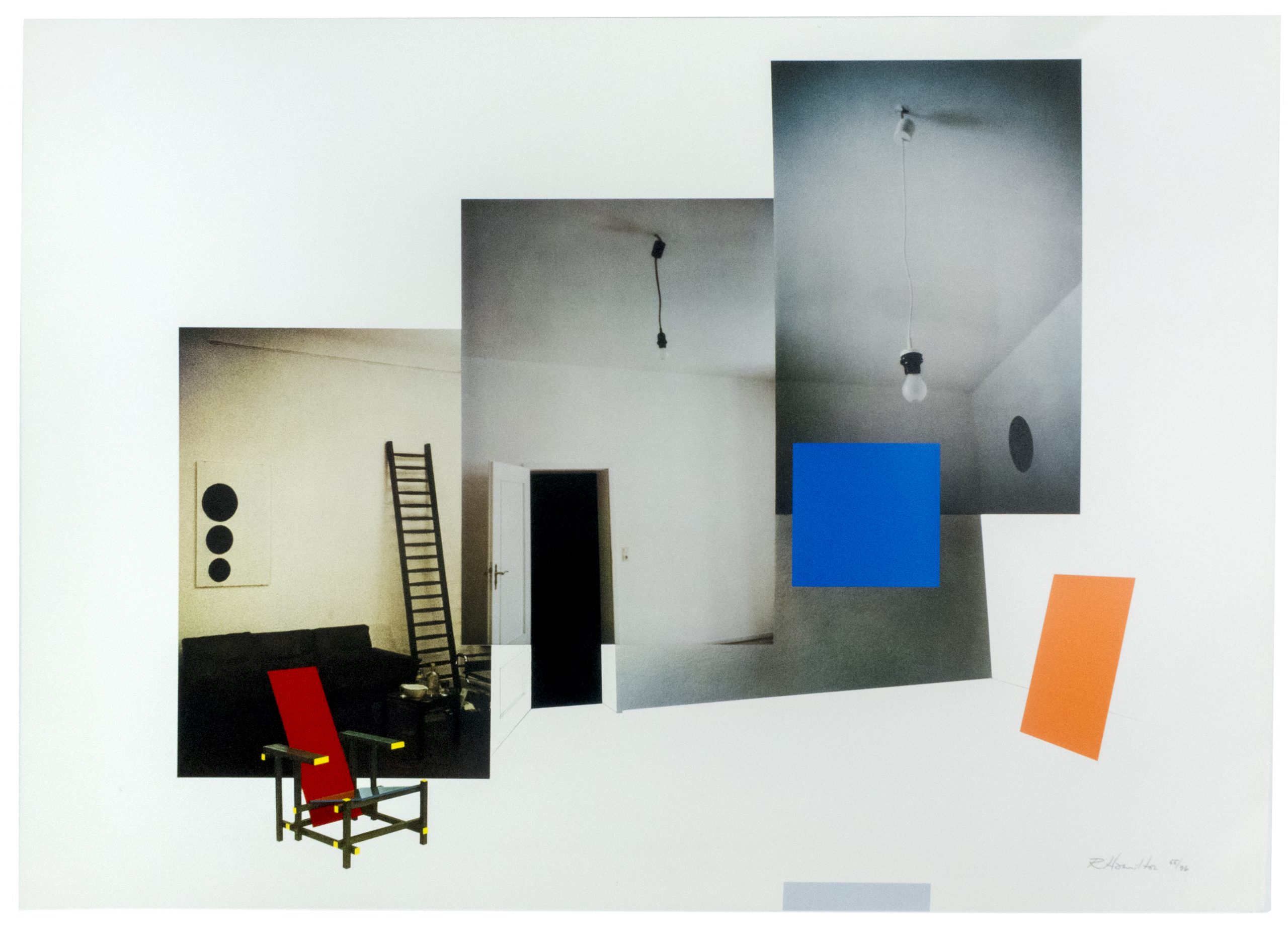 Interior with Monochromes by Richard Hamilton
