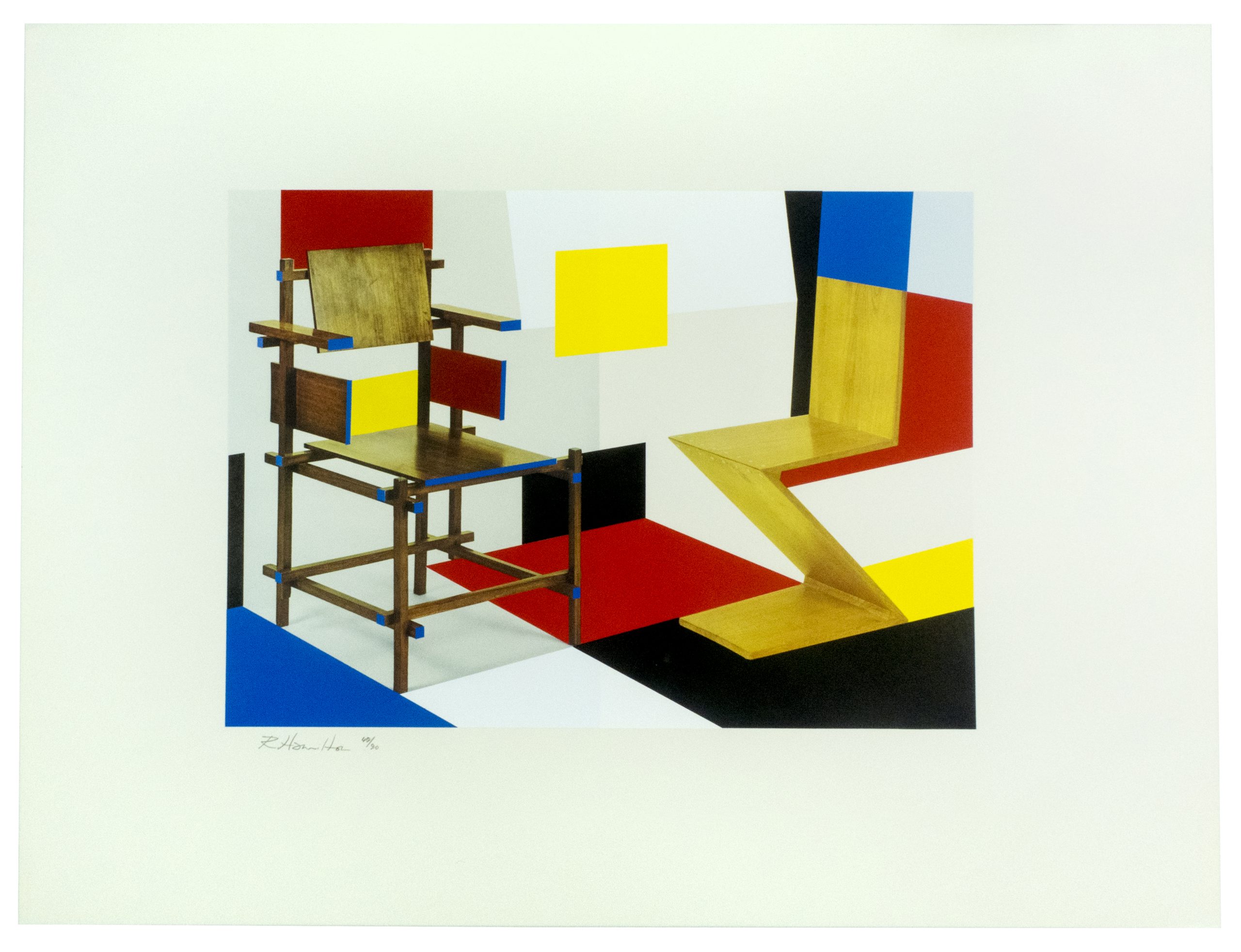 Putting on de Stijl by Richard Hamilton