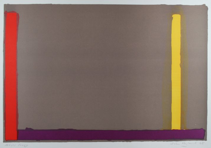 Large Grey (Swiss) by John Hoyland