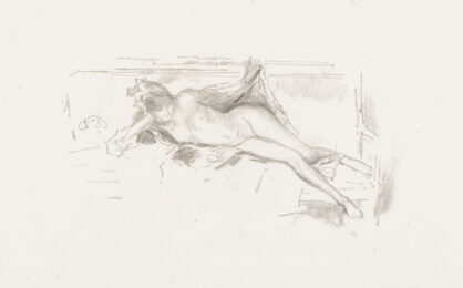 Nude Model, Reclining by James Abbott McNeill Whistler at Christopher-Clark Fine Art
