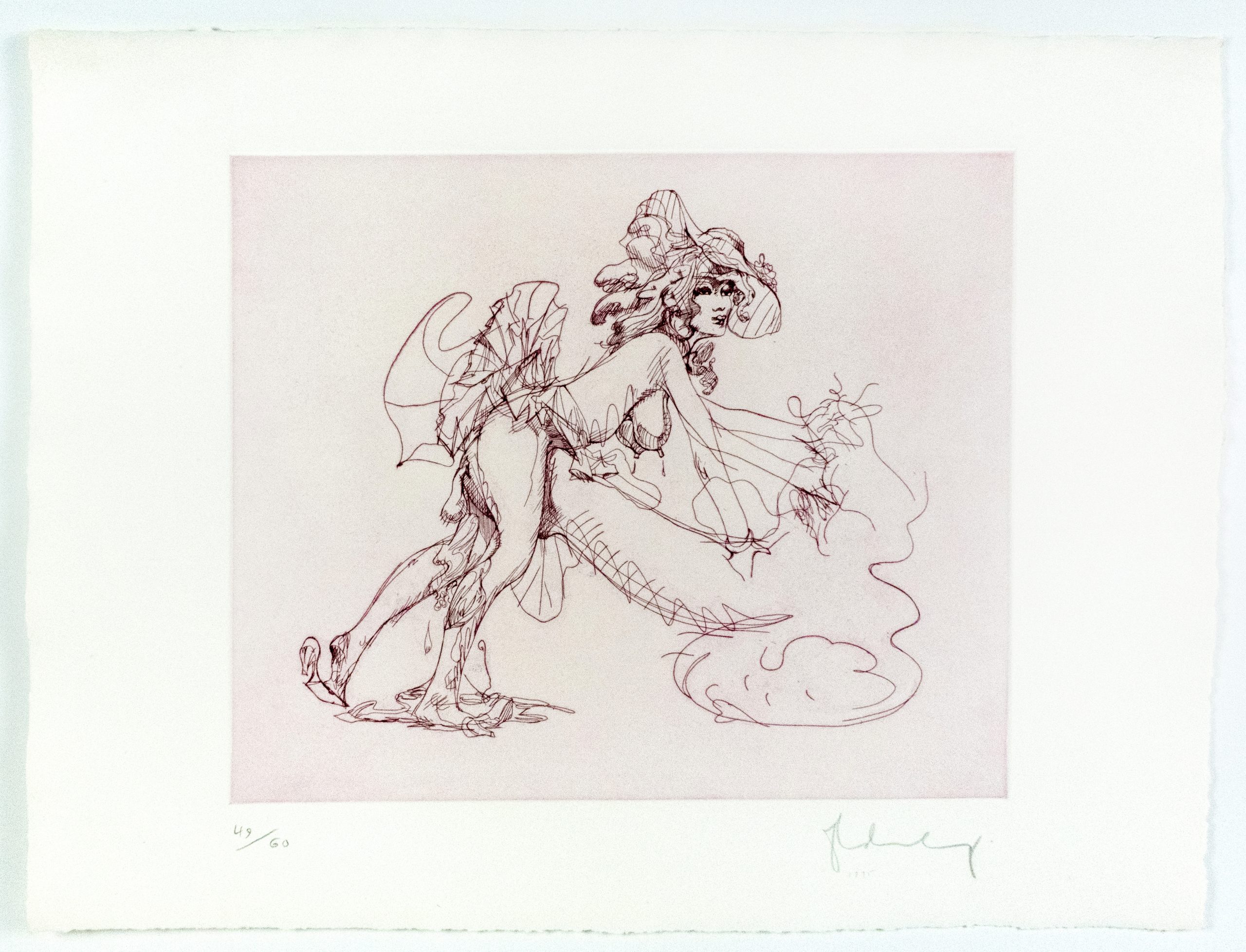 Figure in Skirt with Phallus by Claes Oldenburg