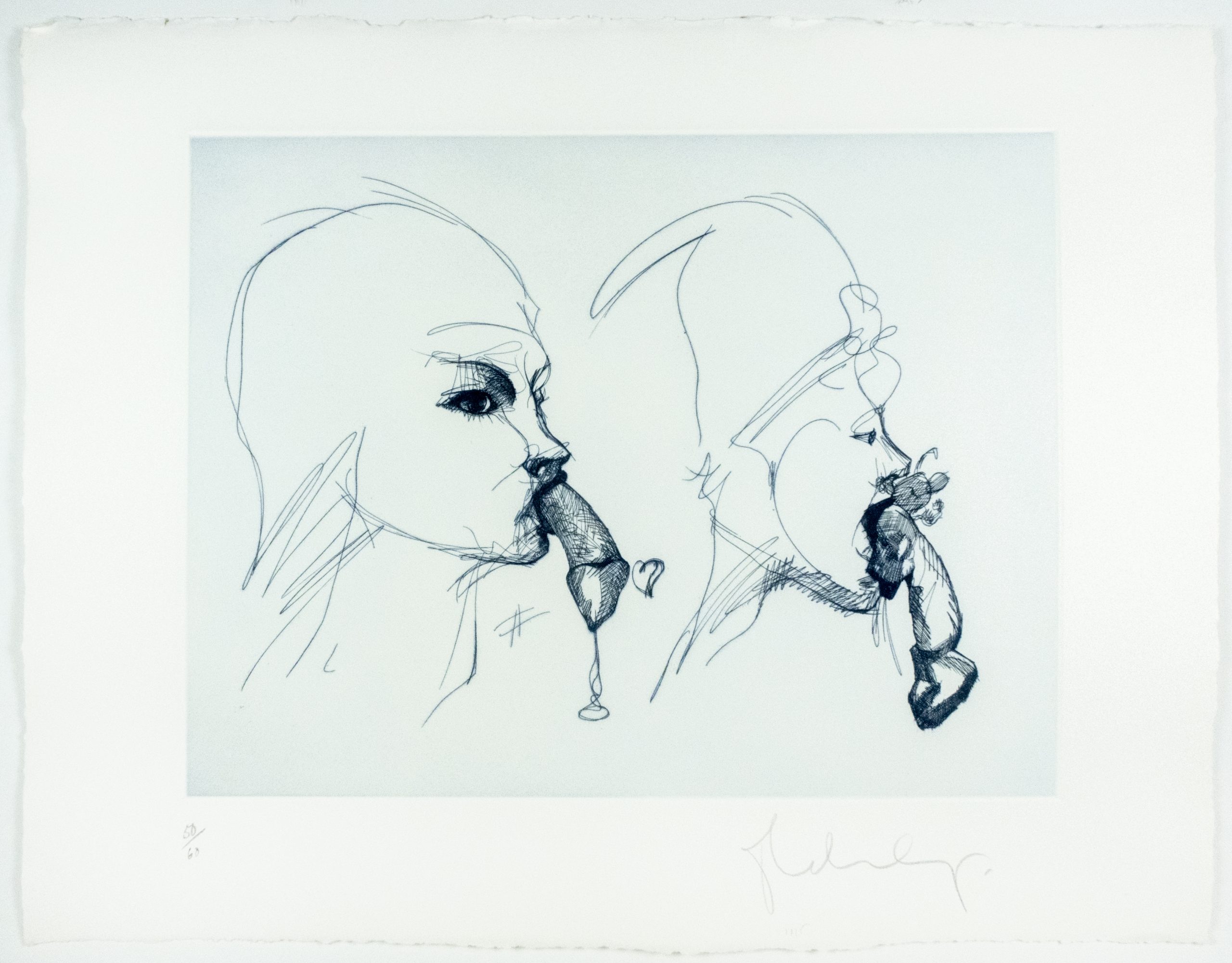 Two Profiles by Claes Oldenburg