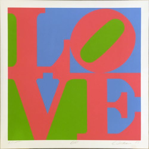 Rose (from a Garden of Love) by Robert Indiana