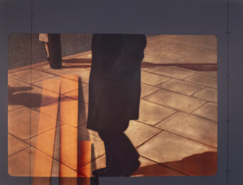 Street scene by Howard Kanovitz at Petersburg Press