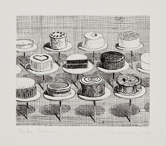 Cake Window by Wayne Thiebaud