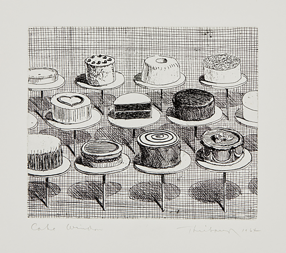 Cake Window by Wayne Thiebaud