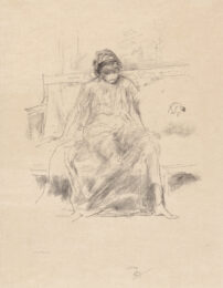 The Draped Figure – Seated by James Abbott McNeill Whistler at Christopher-Clark Fine Art