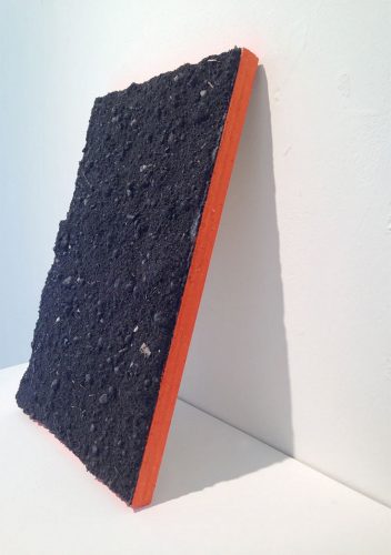 Leuven Landscape (Orange 122) by Ugo Rondinone