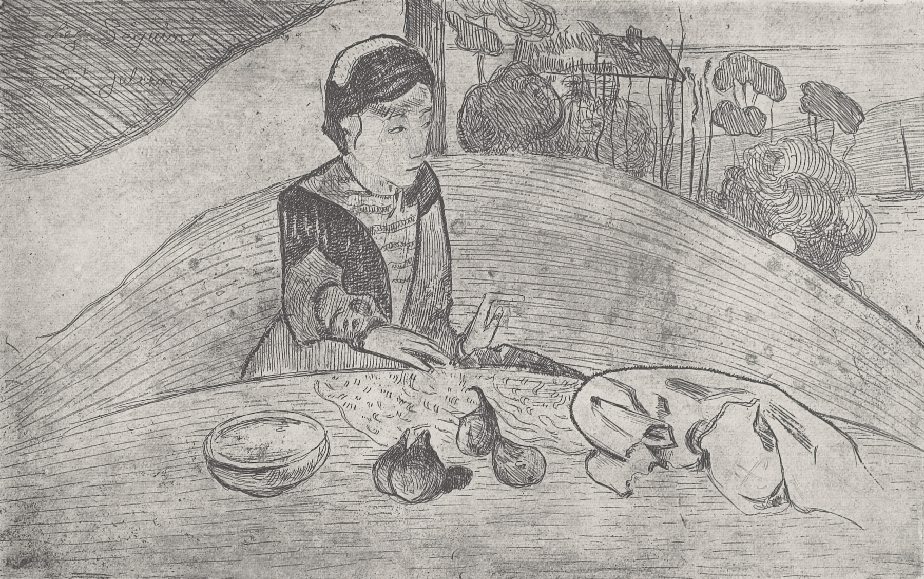 Woman with Figs by Paul Gauguin