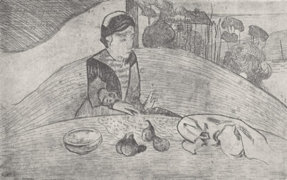 Woman with Figs by Paul Gauguin at Christopher-Clark Fine Art