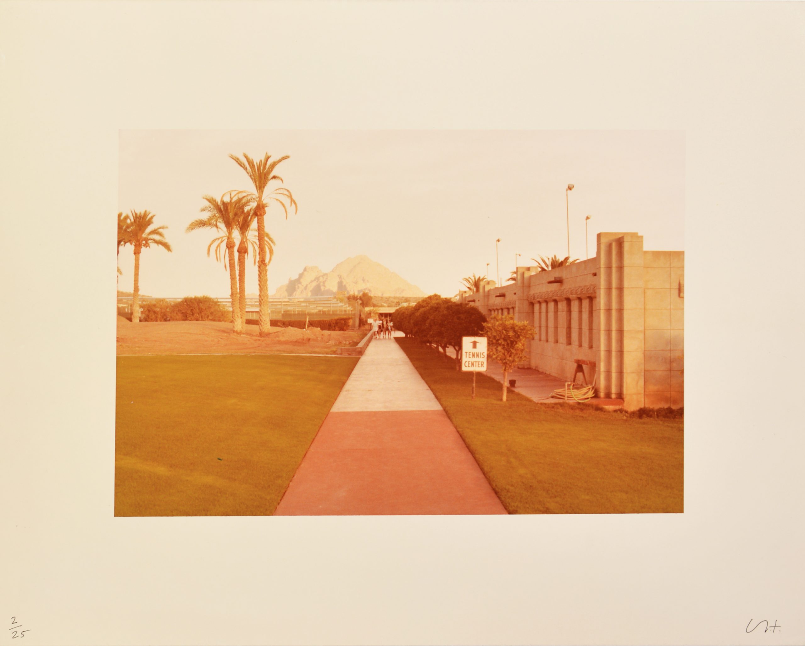 Untitled (Tennis Centre) by David Hockney
