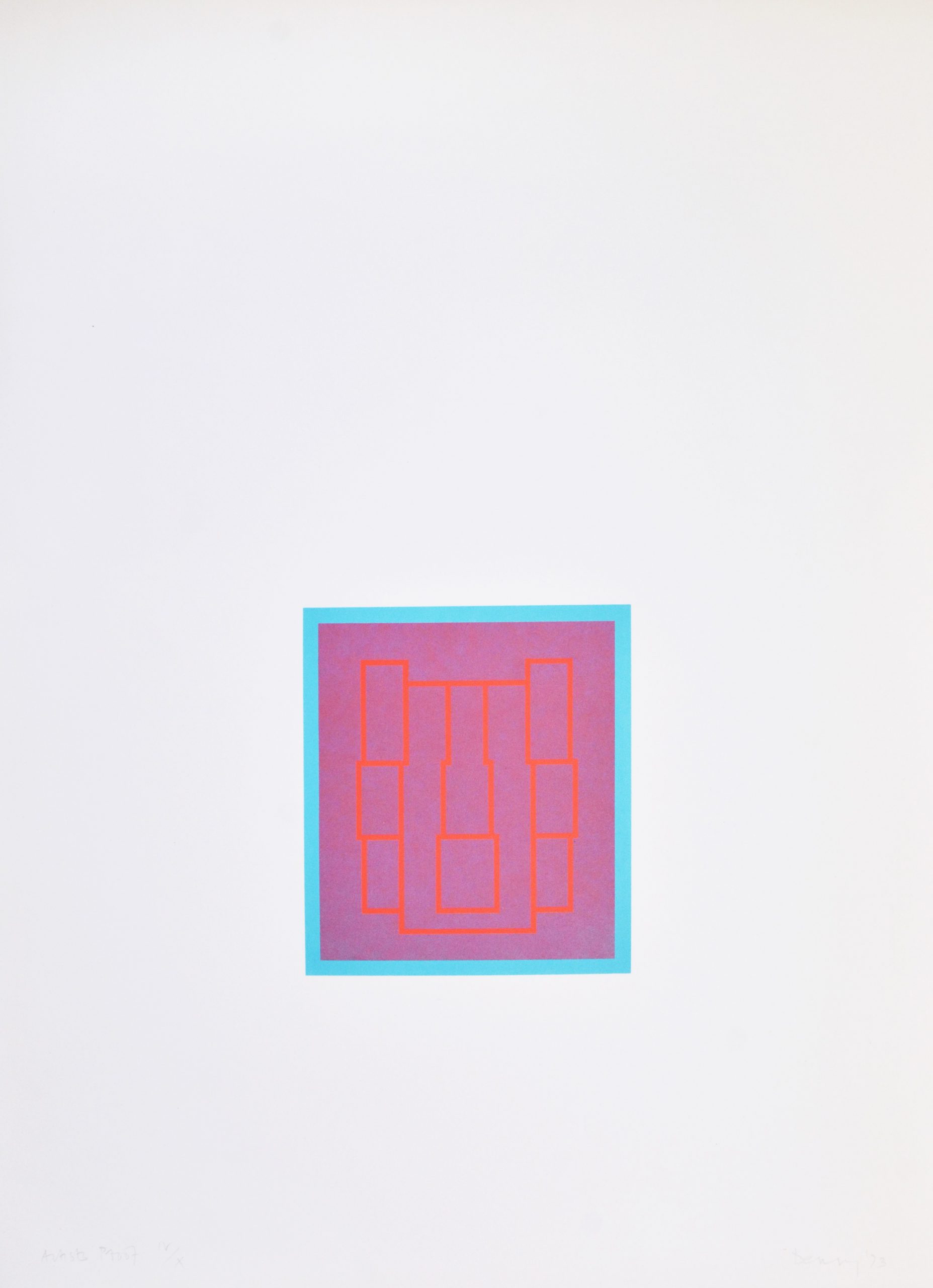 Portraits (Series B), III by Robyn Denny