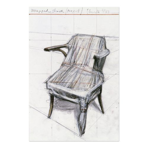 Wrapped Chair (Project) by Christo at