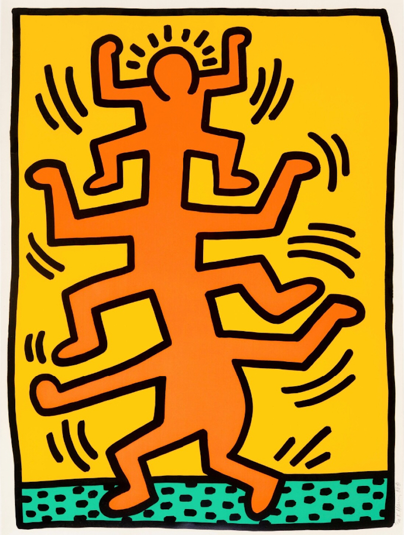 Growing i by Keith Haring