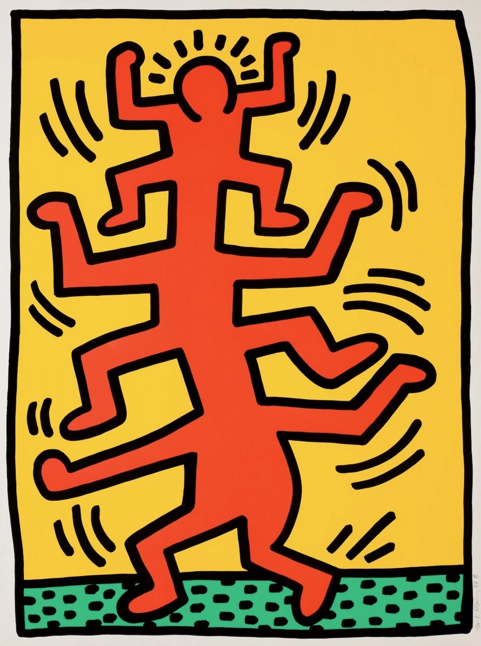 Growing i by Keith Haring