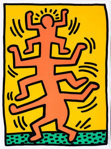 Growing I by Keith Haring