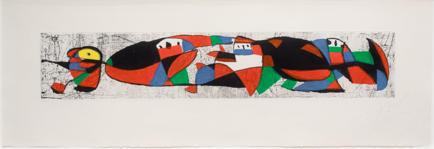 Les Troglodytes I by Joan Miro