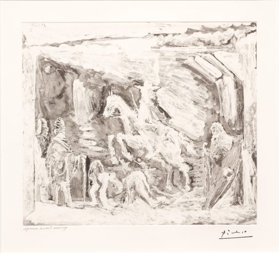 Rapt, avec Celestine…, from the 347 Series by Pablo Picasso