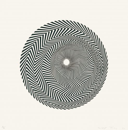 Untitled (Based on Blaze) by Bridget Riley