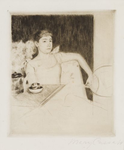 Tea by Mary Cassatt at