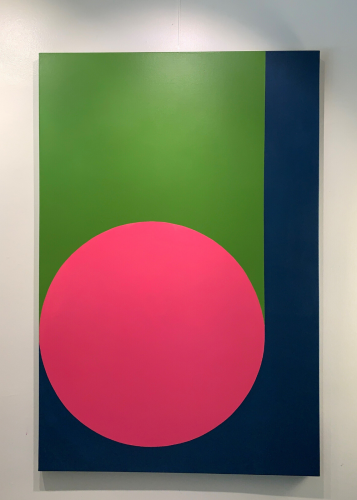 Scoop In Hot Pink And Green by Stephanie Henderson at